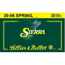 Патрон 30-06Sprg Sellier&Bellot 11,7г Sierra SBT GK 1/20/400