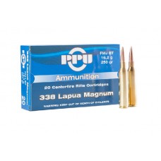 Патрон 338Lapua Mag PPU FMJ BP 16,2г