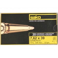 Патрон 7,62х39 Sako SP 8,0 Gamehead