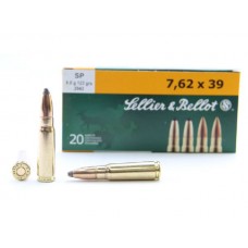 Патрон 7,62х39 Sellier&Bellot SP 1/20