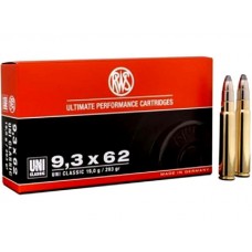 Патрон 9,3x62 RWS 19,0 Uni Classic