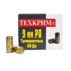 Патрон 9мм Р.А. Техкрим 60Дж