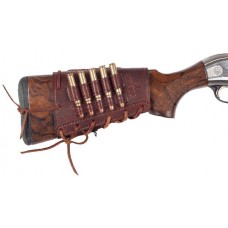 Патронташ Хольстер 25 лет на приклад 308Win 5 патронов кожа