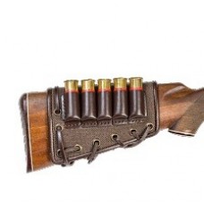 Патронташ на приклад Хольстер Advance 16к 5 патронов кожа