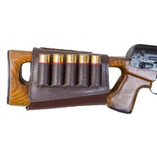 Патронташ на приклад Хольстер Кожа коричневый