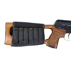 Патронташ на приклад Хольстер неопрен черный
