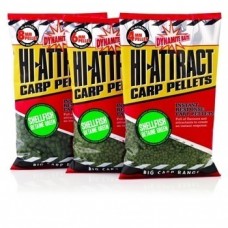 Пелетс Dynamite Baits Hi-Attract pellets shellfish betaine зеленый 4мм 900гр