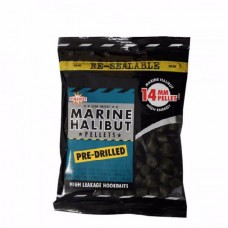 Пеллетс Dynamite Baits Marine halibut 14мм 350гр просверленный