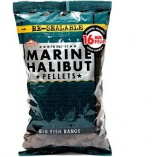 Пеллетс Dynamite Baits Marine halibut 16мм 900гр просверленный