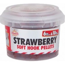 Пеллетс Dynamite Baits Strawberry (Клубника) Soft Hook (мяг. насад.) 6/10мм 140г