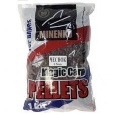 Пеллетс MINENKO Magic carp Чеснок 5мм 1кг
