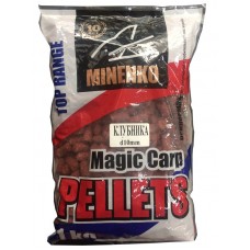 Пеллетс MINENKO Magic carp Клубника 10мм 1кг