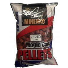 Пеллетс MINENKO Magic carp Клубника 14мм 1кг