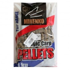Пеллетс MINENKO Magic carp ракушка 14мм 1кг