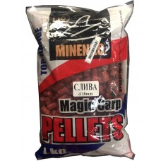 Пеллетс MINENKO Magic carp Слива 10мм 1кг