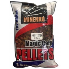 Пеллетс MINENKO Magic/special carp Fruit mix 10мм 1кг