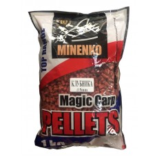 Пеллетс MINENKO Magic/special carp Клубника 5мм 1кг