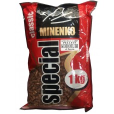 Пеллетс MINENKO Magic/special carp Конопля 5мм 1кг