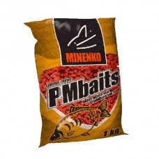 Пеллетс MINENKO PMbaits strawberry 10мм 1кг