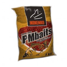 Пеллетс MINENKO PMbaits Strawberry 5мм 1кг