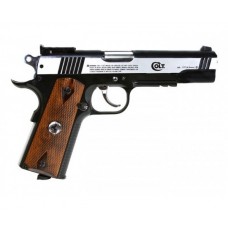 Пистолет Colt Special Combat (никель с пласт. накладками под дерево)