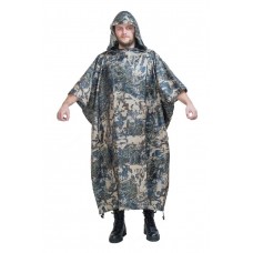 Плащ-накидка Хольстер Пончо пиксель серый