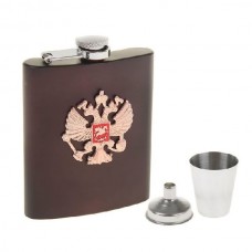 Подарочный набор Хольстер 3в1 фляжка воронка рюмка