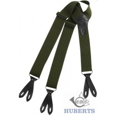 Подтяжки Seeland зеленые под пуговицу