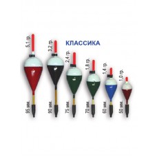 Поплавок Пирс Рус Нар классика 50мм 1гр