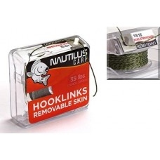 Поводковый материал Nautilus Removable skin 35lb 10м camou green