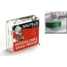 Поводковый материал Nautilus Snag proof 25lb 20м moss green