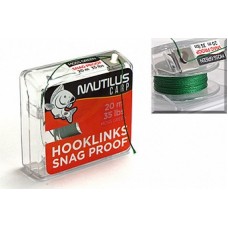 Поводковый материал Nautilus Snag proof 35lb 20м moss green