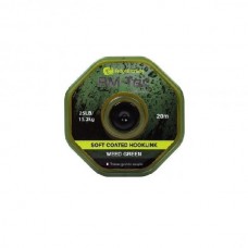 Поводковый материал Ridge Monkey RM-Tec soft coated hooklink 25lb 20м weed green