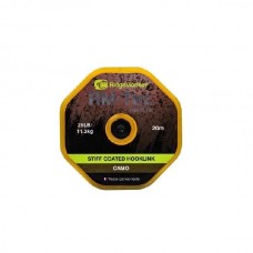 Поводковый материал Ridge Monkey RM-Tec stiff coated hooklink 25lb 20м camo