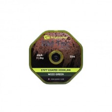 Поводковый материал Ridge Monkey RM-Tec stiff coated hooklink 25lb 20м weed gree