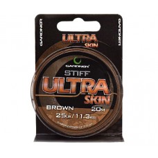 Поводочный материал Gardner Stiff ultra skin brown 25lb