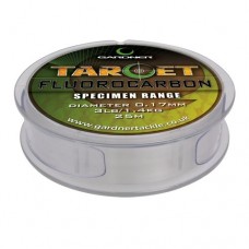 Поводочный материал Gardner Target fluorocarbon 25м 3lb 0,17мм