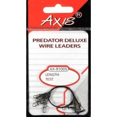 Поводок Axis метал, duolock 20см 5шт