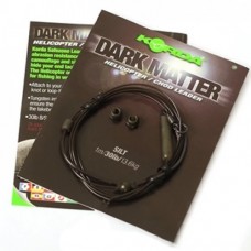 Поводок Korda Dark matter leader heli silt 1м 40lb