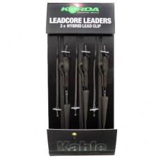Поводок Korda Leadcore lead clip weed 1м