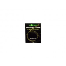 Поводок Korda Safezone leader hydrid clip 30lbs weed