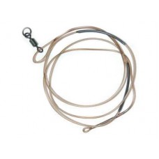 Поводок Korda Safezone leader ring swivel silt 40lb