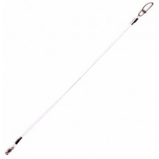 Поводок Lucky John Pro series флюорокарбон оснащ вертл и застеж 34кг/30см 2шт