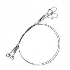 Поводок Savage Gear Titanium needle snap 30см 0.6мм 25кг 2шт