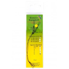 Поводок Зимородок волос Метод 10см 25lb 12кг Hayabusa K-1XS №8 уп.2шт