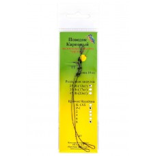 Поводок Зимородок волос Метод 10см 25lb 12кг Hayabusa P-1 №8 уп.2шт