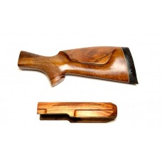 Приклад+цевье Бекас Монте-Карло орех резиновый затыльник