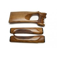 Приклад+цевье Тигр ортопедическое с резиновой ручкой МК орех