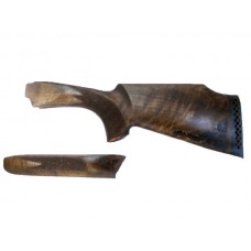 Приклад+цевье ТОЗ-34 Монте-Карло орех худ.оформление черная заливка