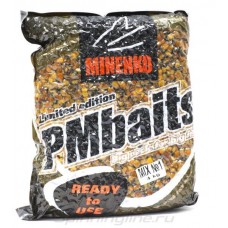 Прикормка MINENKO PMbaits big pack ready to use crushed natural конопля+кукуруза